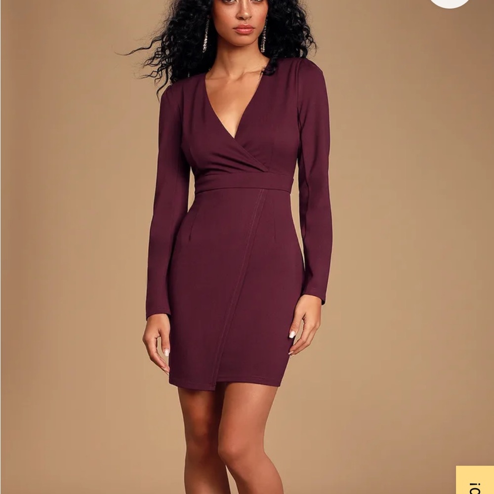 Lulus maroon dress